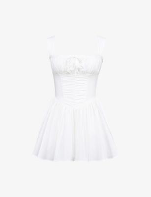 Ophelia Floral-Print Chiffon Mini Dress by HOUSE OF CB