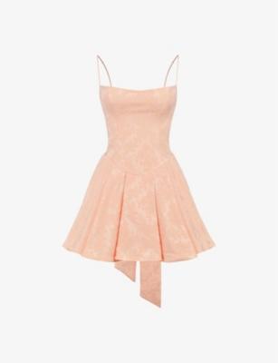 Rosalinda floral-jacquard woven mini dress by HOUSE OF CB