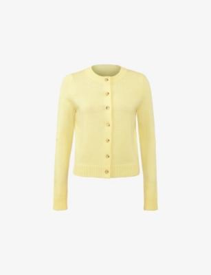 Signature Round-Neck Wool-Blend Cardigan by HOUSE OF CB