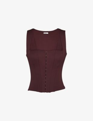 The Balconette Stretch-Jersey Corset Top by HOUSE OF CB