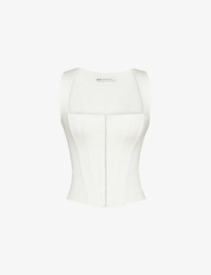 The Balconette Woven Corset Top by HOUSE OF CB