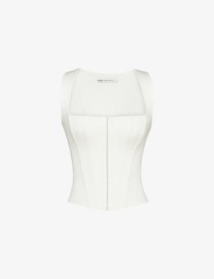 The Balconette Woven Corset Top by HOUSE OF CB