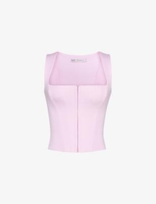 The Balconette Woven Corset Top by HOUSE OF CB