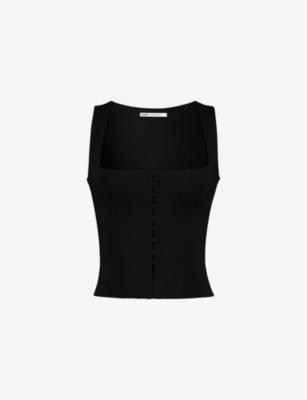 The Balconette Woven Corset Top by HOUSE OF CB