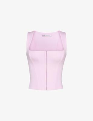 The Balconette Woven Corset Top by HOUSE OF CB
