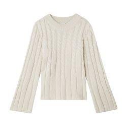 Faded cable knit by HOUSE OF DAGMAR