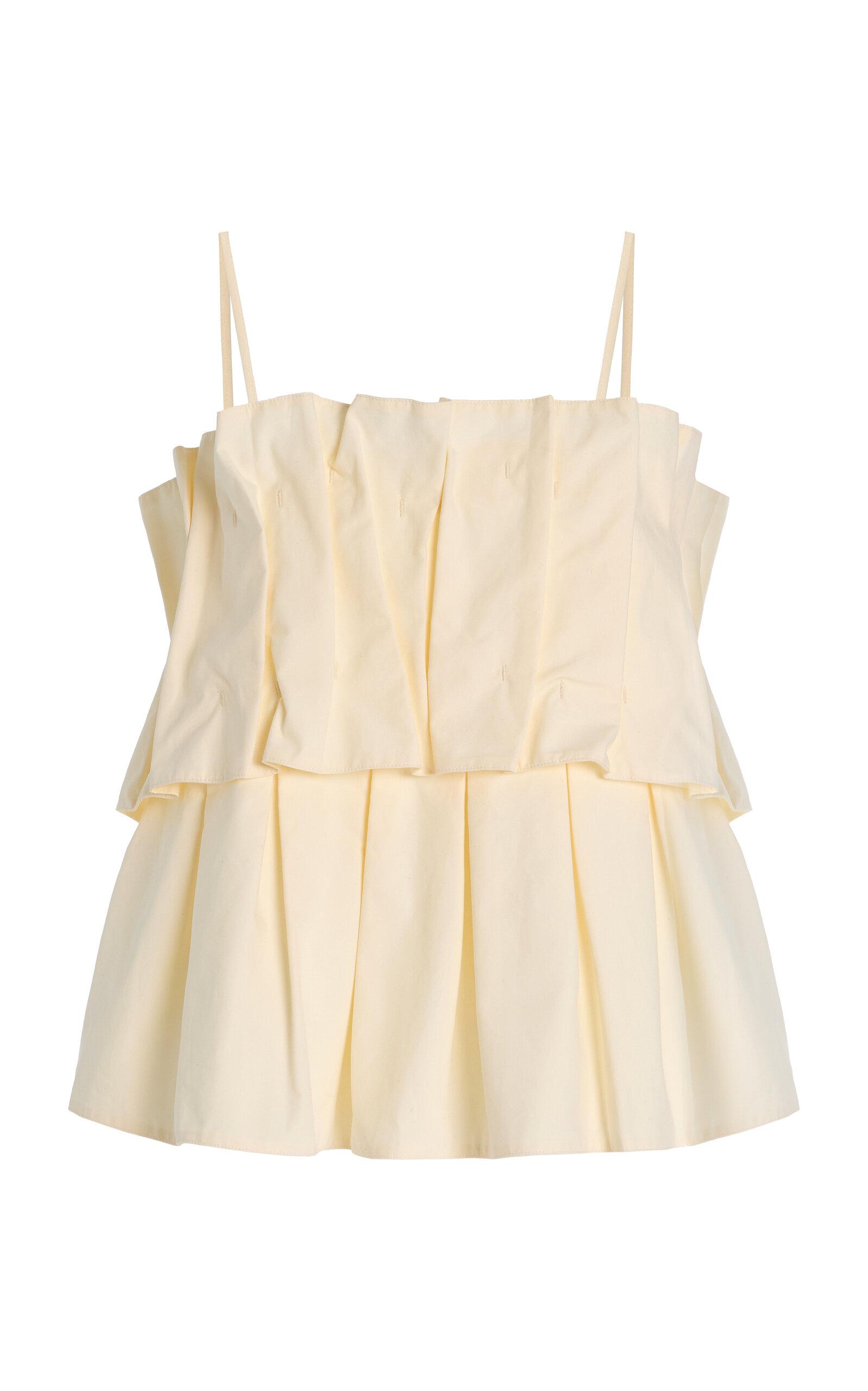 House of Dagmar Exclusive Sculpted Cotton Top - Moda Operandi by HOUSE OF DAGMAR