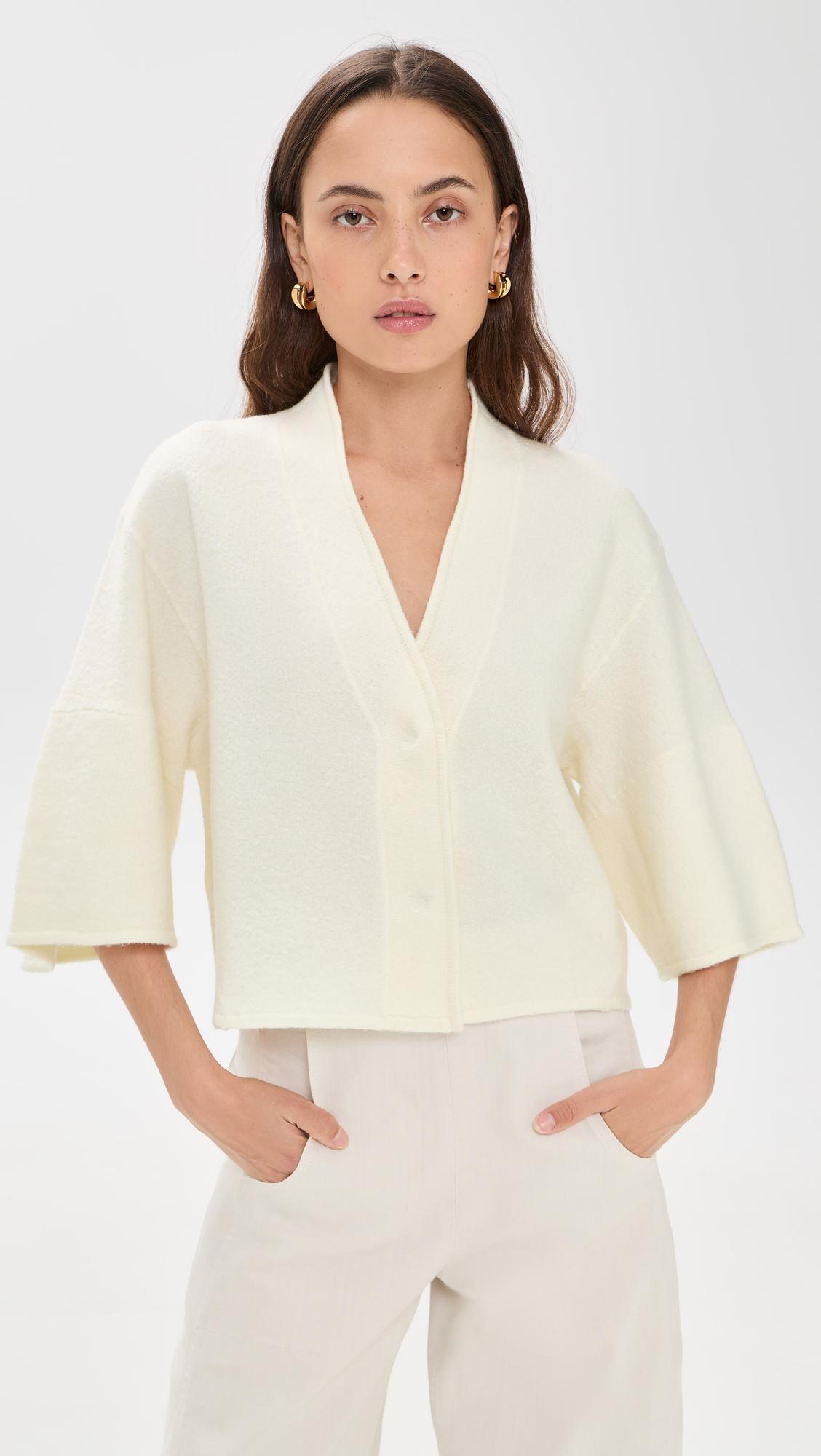 Short Wool Cardigan by HOUSE OF DAGMAR