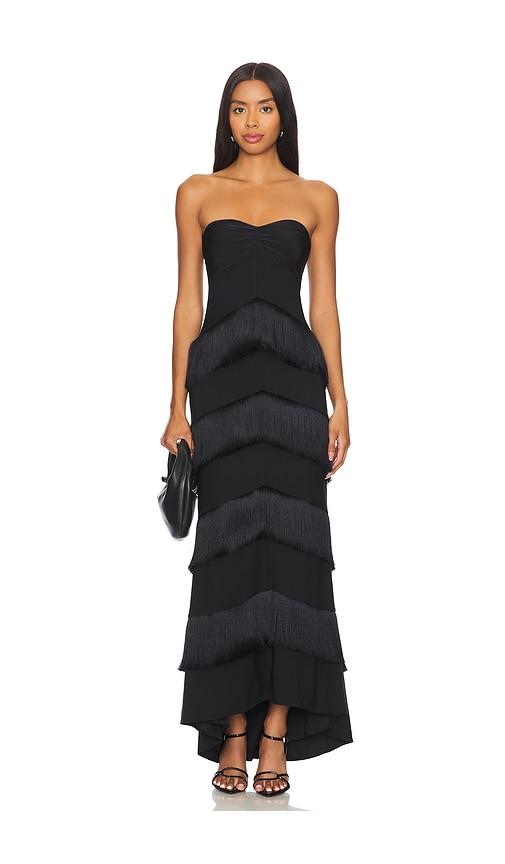 House of Harlow 1960 Hera Fringe Maxi Dress in Black by HOUSE OF HARLOW 1960 House of Harlow 1960 Hera Fringe Maxi Dress in Black by HOUSE OF HARLOW 1960