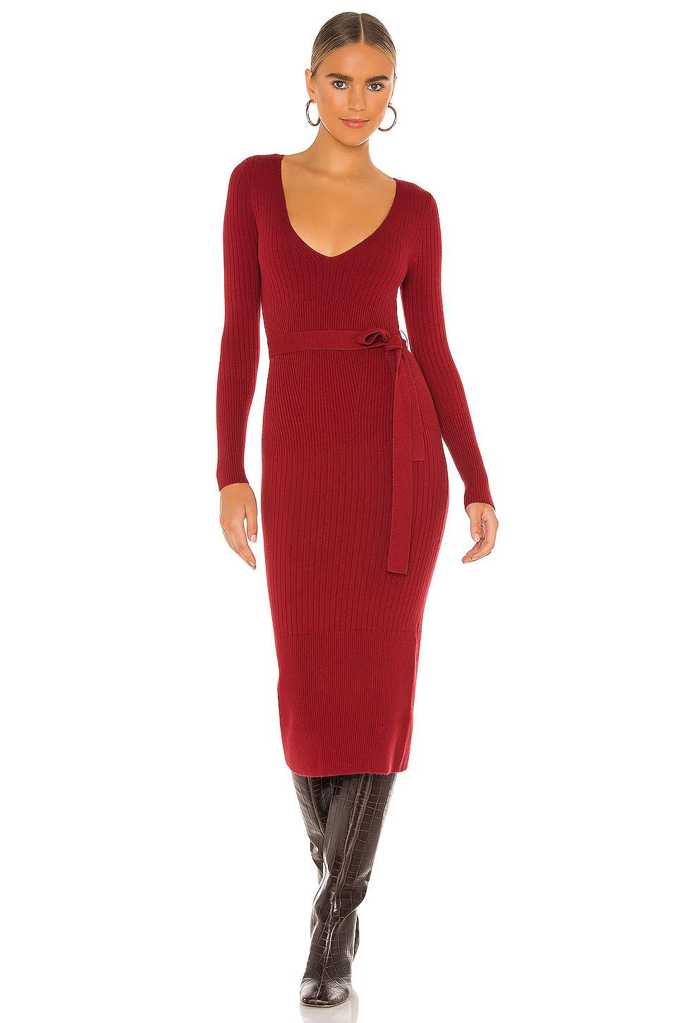 House of Harlow 1960 x REVOLVE Aaron Knit Dress in Red by HOUSE OF HARLOW 1960