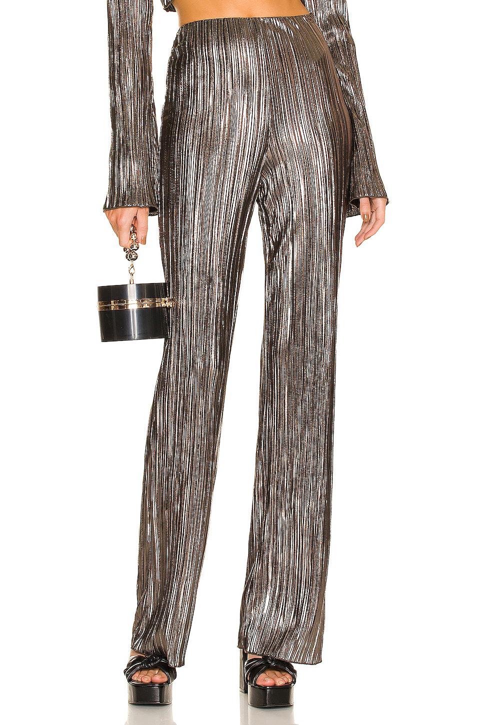 House of Harlow 1960 x REVOLVE Lidia Pant in Metallic Silver, grey by HOUSE OF HARLOW 1960