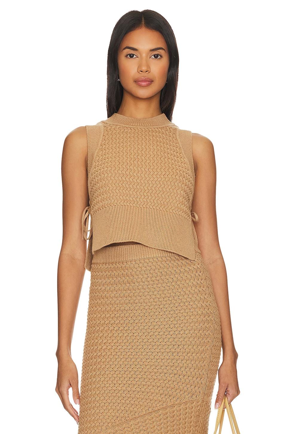 House of Harlow 1960 x REVOLVE Lilja Top in Tan by HOUSE OF HARLOW 1960