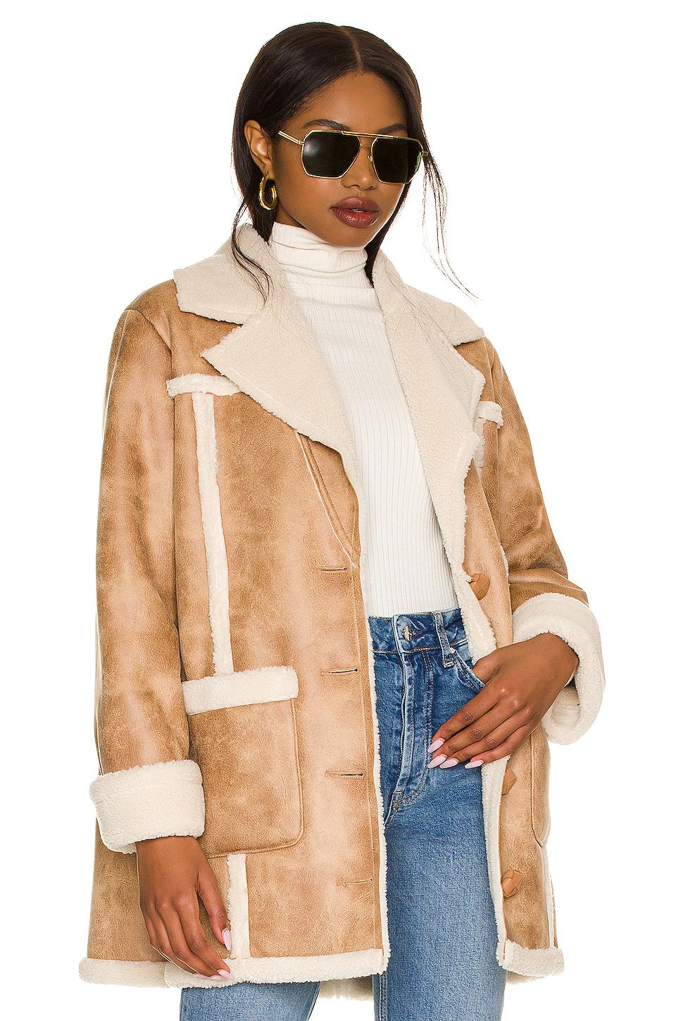 House of Harlow 1960 x REVOLVE Lowelle Coat in Tan by HOUSE OF HARLOW 1960