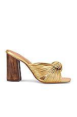 House of Harlow 1960 x REVOLVE Multi Strap Knotted Sandal in Metallic Gold by HOUSE OF HARLOW 1960