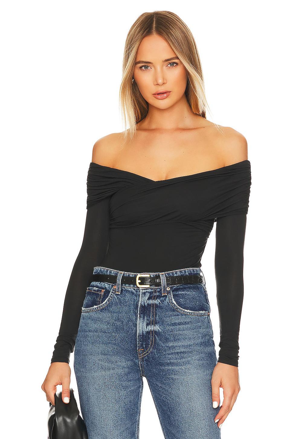 House of Harlow 1960 x REVOLVE Rhoda Bodysuit in Black by HOUSE OF HARLOW 1960