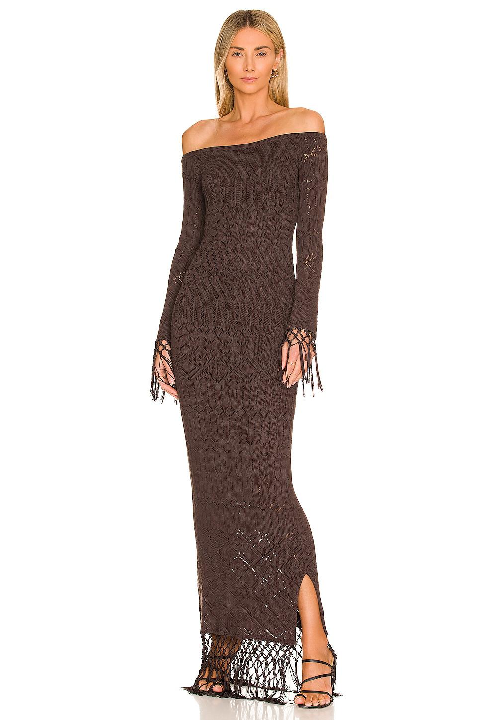 House of Harlow 1960 x REVOLVE Rose Dress in Brown by HOUSE OF HARLOW 1960