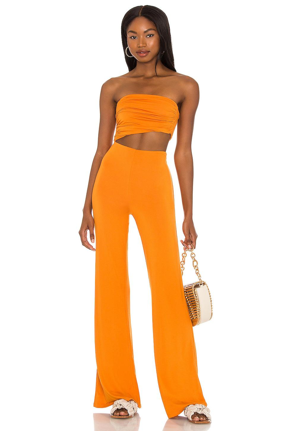House of Harlow 1960 x REVOLVE Sosa Jumpsuit in Burnt Orange by HOUSE OF HARLOW 1960