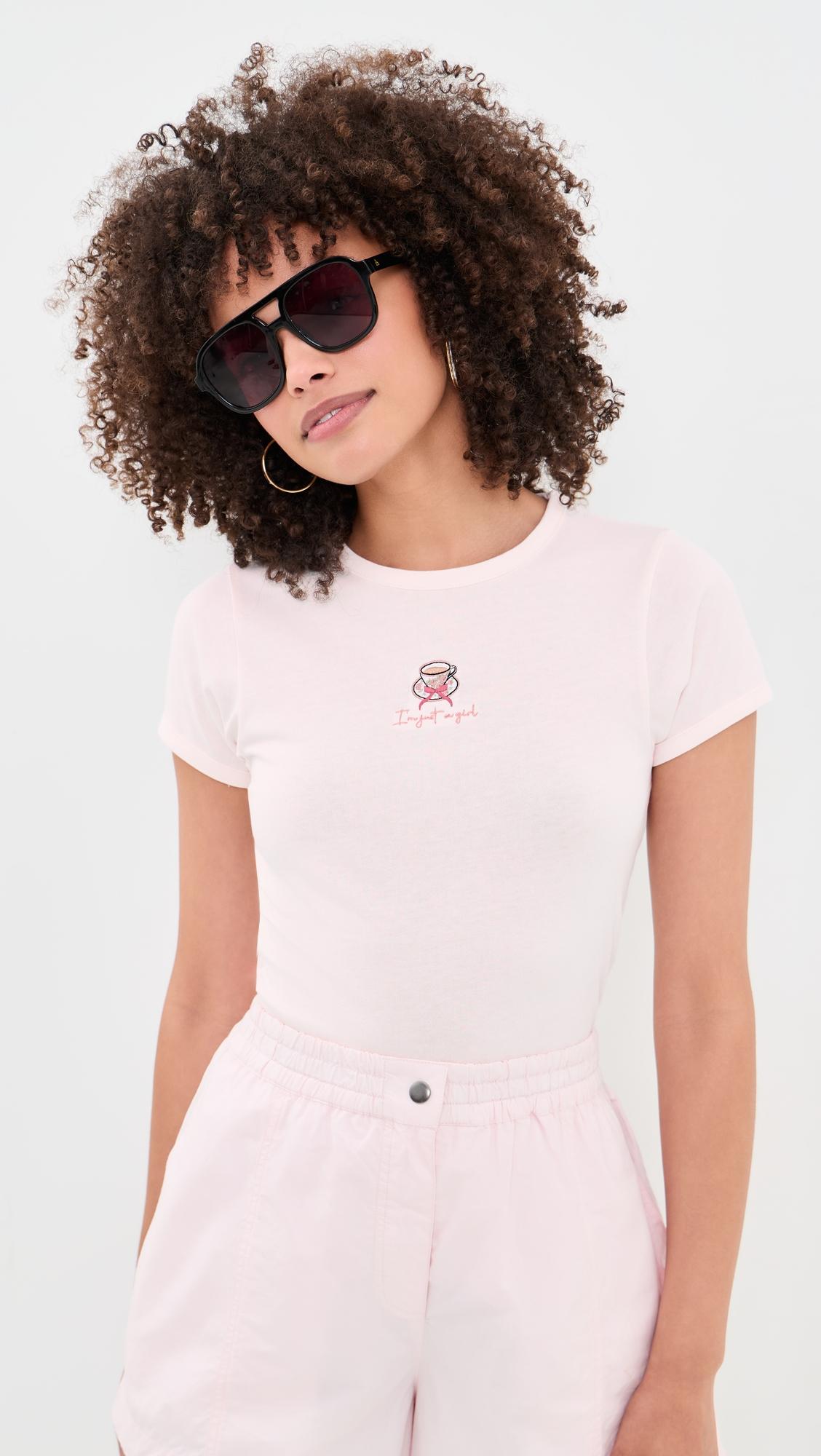 I'm Just A Girl Baby Tee by HOUSE OF SUNNY