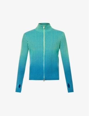 Open Water funnel-neck cotton-knit jumper by HOUSE OF SUNNY Open Water funnel-neck cotton-knit jumper by HOUSE OF SUNNY