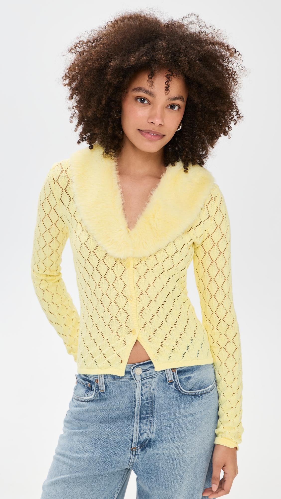 Vanilla Peggy Cardigan by HOUSE OF SUNNY