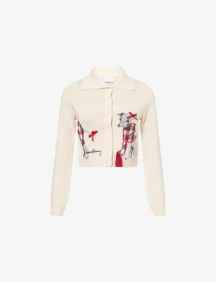 Whippet Tripper Cotton-Blend Cardigan by HOUSE OF SUNNY