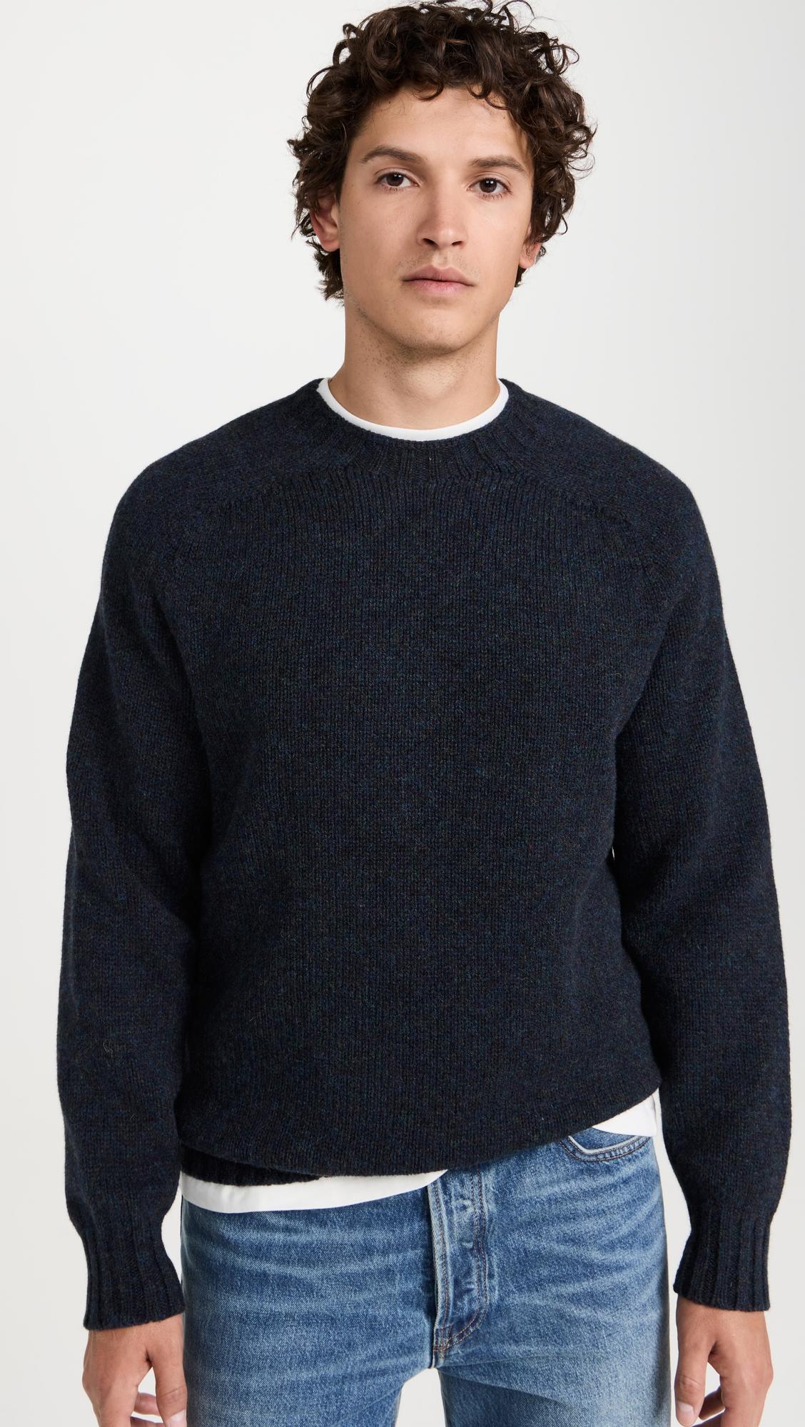 Boxy Space Knit Crewneck Sweater by HOWLIN'