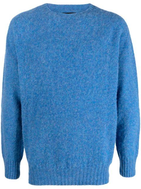 crew-neck wool jumper by HOWLIN'
