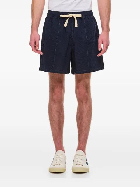 drawstring seersucker shorts by HOWLIN'
