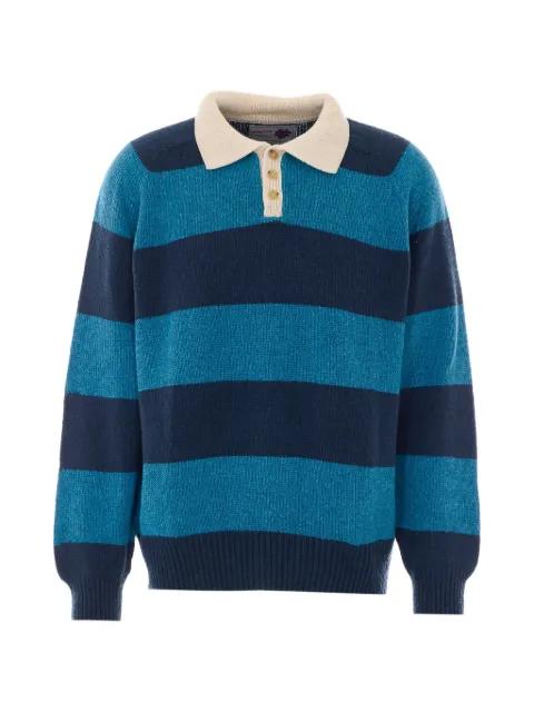striped long-sleeve polo shirt by HOWLIN'