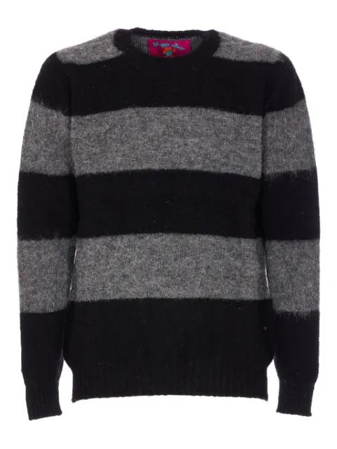 striped-pattern sweater by HOWLIN'