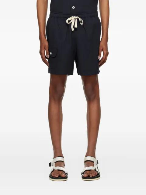 textured pocket shorts by HOWLIN'