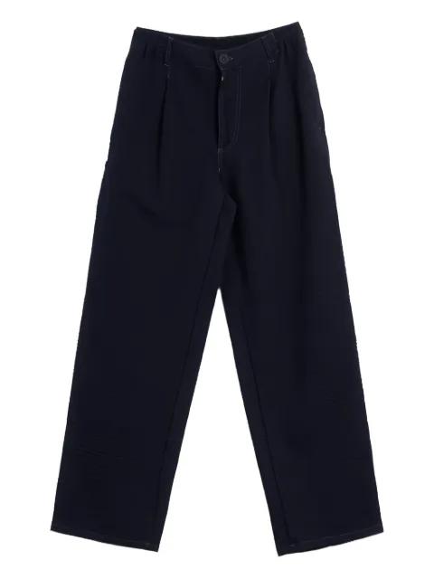 textured trousers by HOWLIN'