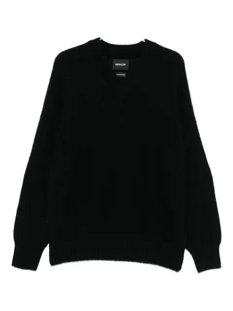 wool v-neck sweater by HOWLIN'