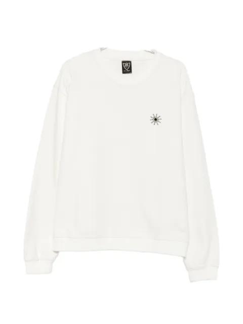 Sun stud-embellished sweatshirt by HTC LOS ANGELES
