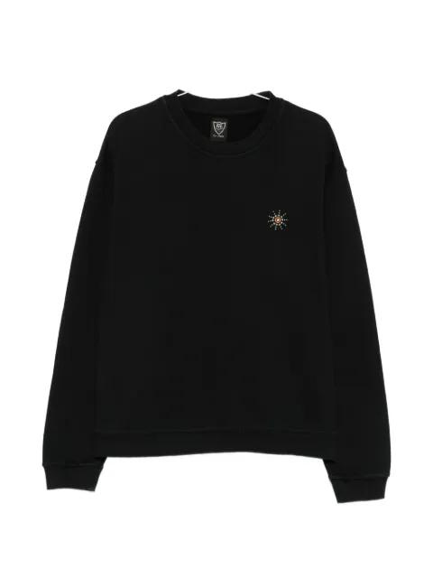 Sun stud-embellished sweatshirt by HTC LOS ANGELES
