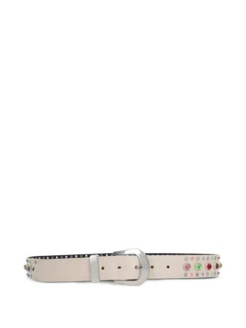 buckle-fastening leather belt by HTC LOS ANGELES