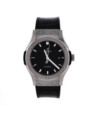 Classic Fusion Automatic Watch in Titanium and Alligator with Rubber 42mm by  HUBLOT
