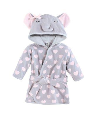 Baby Girls Cotton Rich Bathrobe by HUDSON BABY