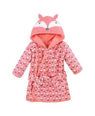 Baby Girls Cotton Rich Bathrobe by HUDSON BABY
