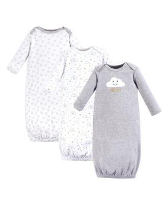 Baby Unisex 3Pk Interlock Gowns by HUDSON BABY