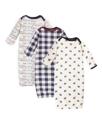 Quilted Cotton Gowns 3pk by HUDSON BABY