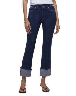 Barbara High Rise Pintucked Bootcut Crop Jeans by HUDSON JEANS