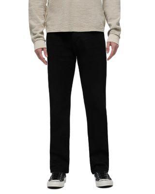 Byron Straight Fit Jeans in Black Ridge by HUDSON JEANS