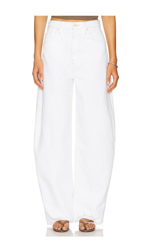 Hudson Jeans Bailey Relaxed Barrel in White by HUDSON JEANS