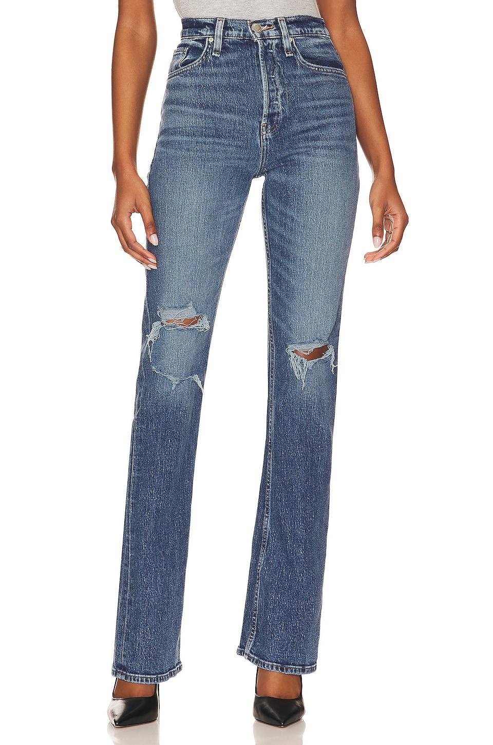 Hudson Jeans Faye Ultra High Rise Bootcut in Blue by HUDSON JEANS Hudson Jeans Faye Ultra High Rise Bootcut in Blue by HUDSON JEANS