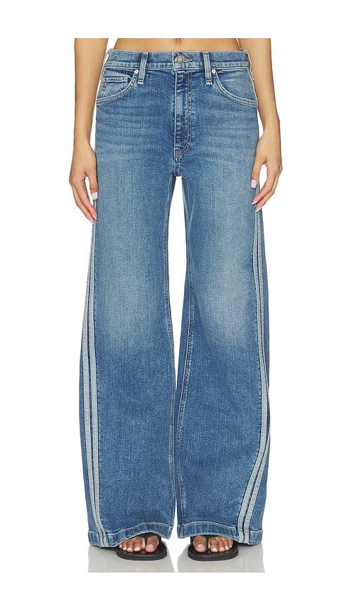 Hudson Jeans Jodie Loose Fit Leg Track Pant Jeans in Blue by HUDSON JEANS