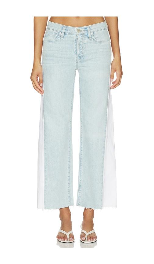 Hudson Jeans Rosie Seamed Wide Leg Jeans in Blue,White by HUDSON JEANS