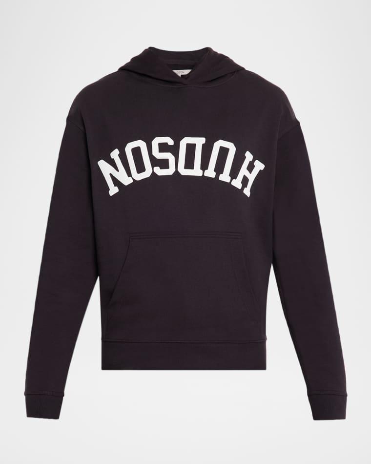 Men's Classic Logo Cotton Terry Hoodie by HUDSON JEANS