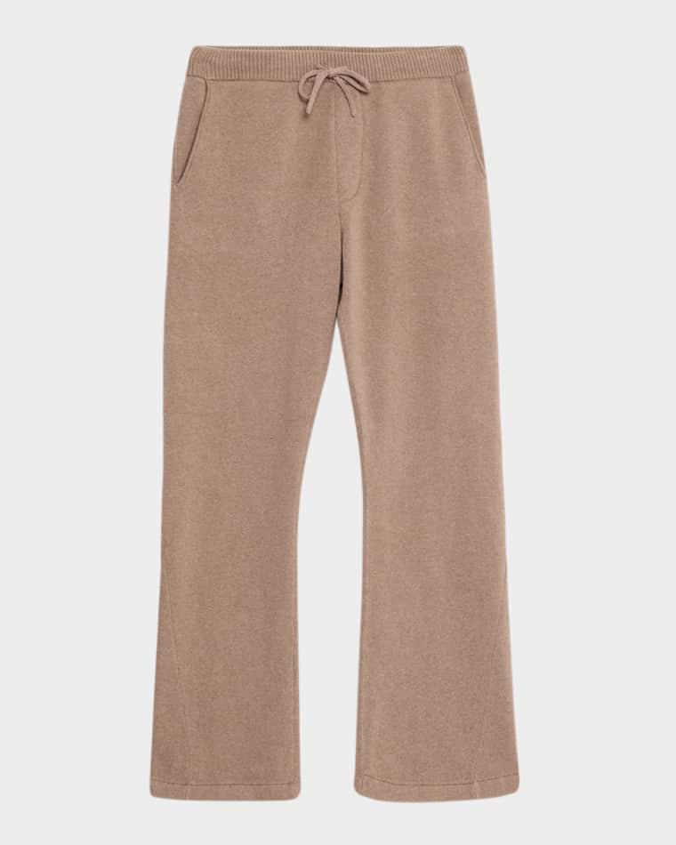 Men's Cotton and Cashmere Double-Knit Flare-Leg Trousers by HUDSON JEANS