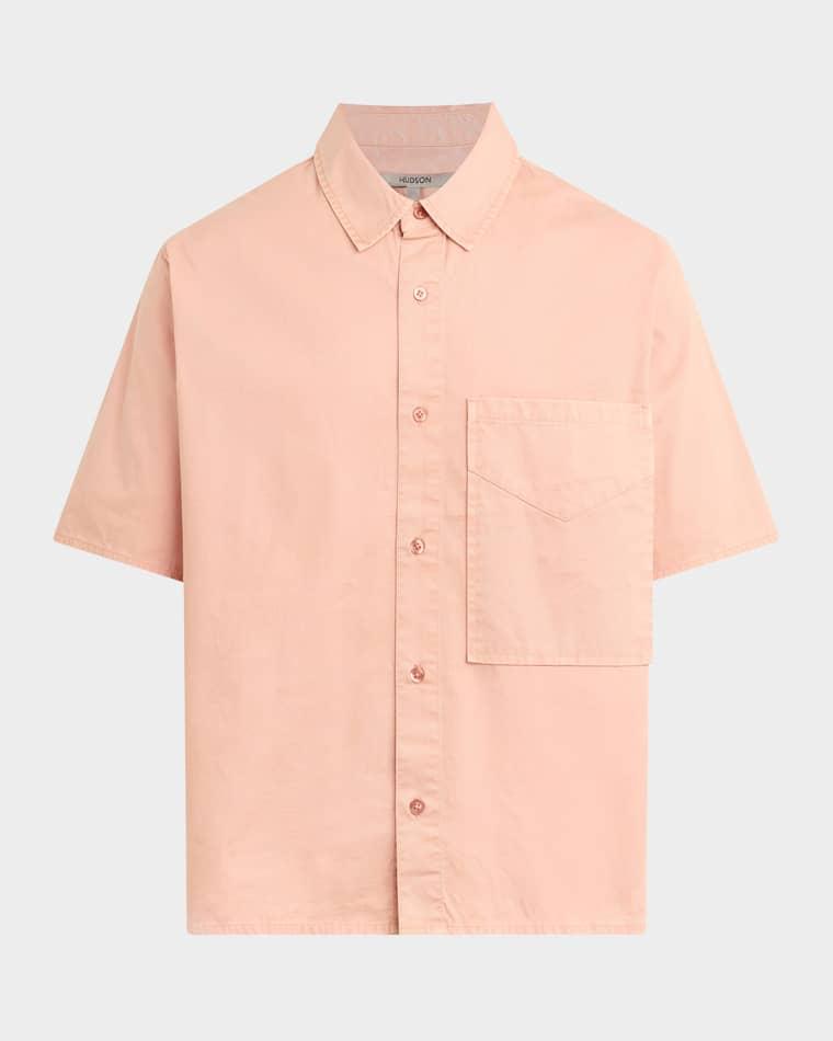 Men's Rex Cotton Short-Sleeve Shirt by HUDSON JEANS